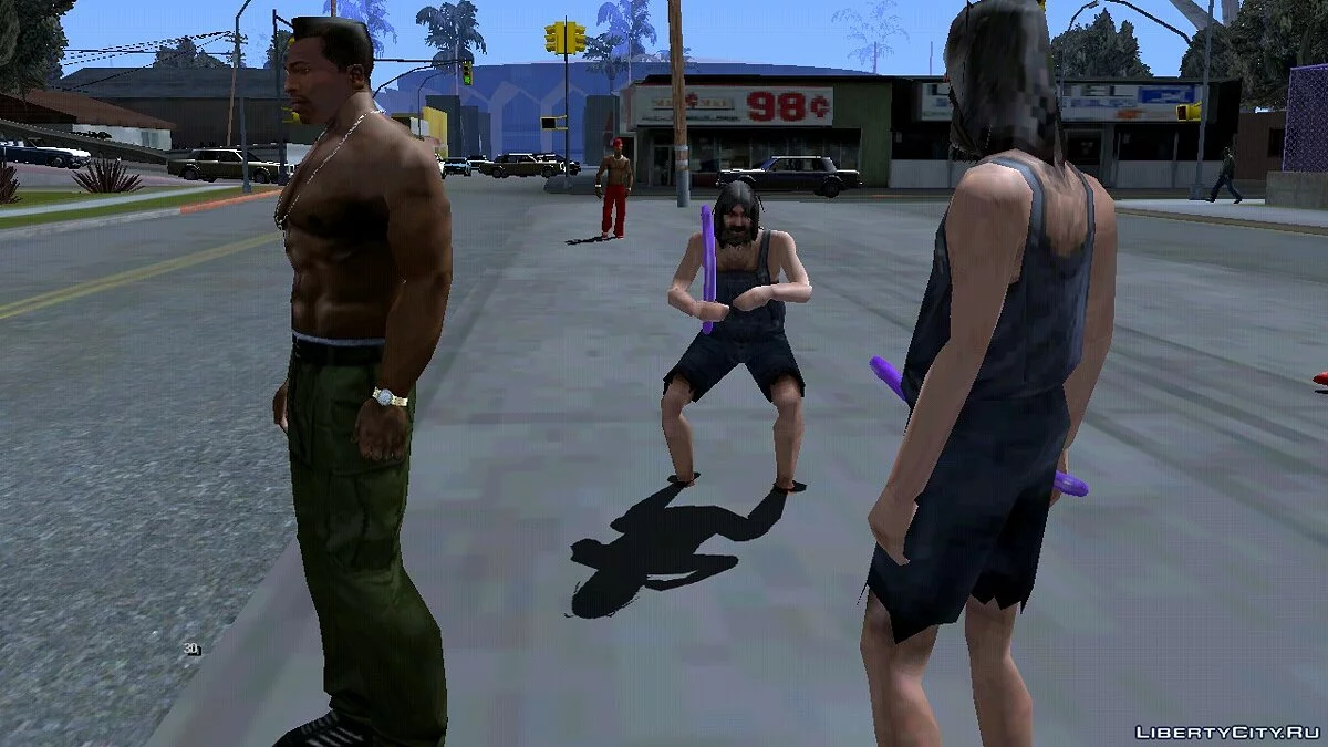 Два мужика с дилдо / GTA San Andreas (iOS, Android)