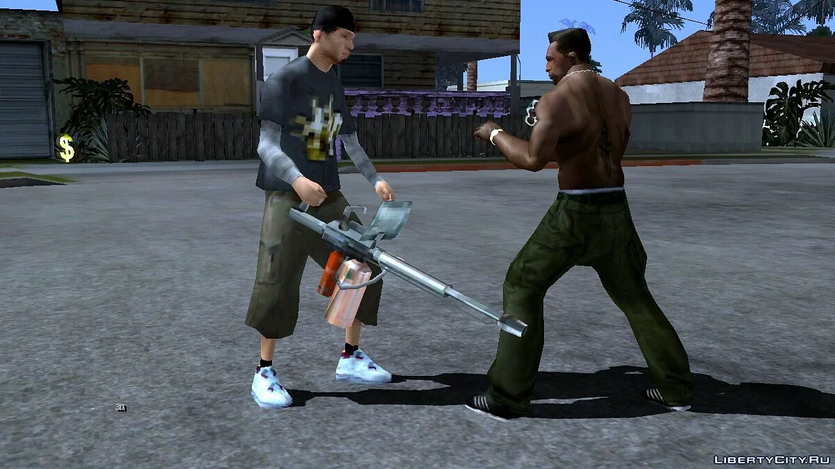 Ненавистник Сиджея с огнеметом  / GTA San Andreas (iOS, Android)