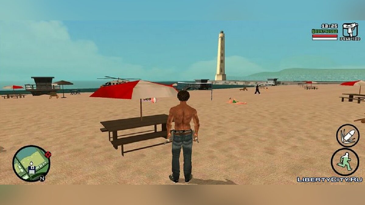 Скачать Реалистичный пляж Санта-Мария для GTA San Andreas (iOS, Android)