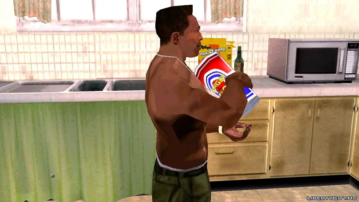 Возможность есть и пить в доме / GTA San Andreas (iOS, Android)