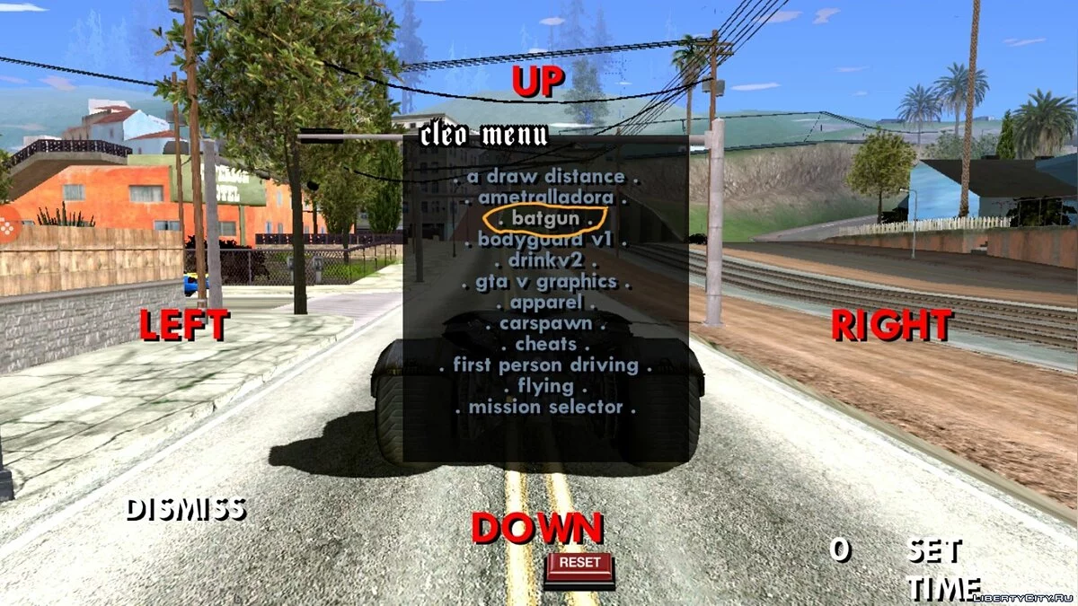 Бэтмобиль с рабочим оружием (только DFF) / GTA San Andreas (iOS, Android)