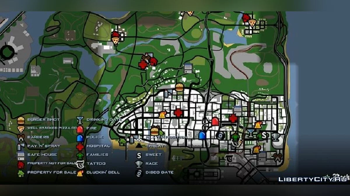 Все иконки на карте 2020 / GTA San Andreas (iOS, Android)