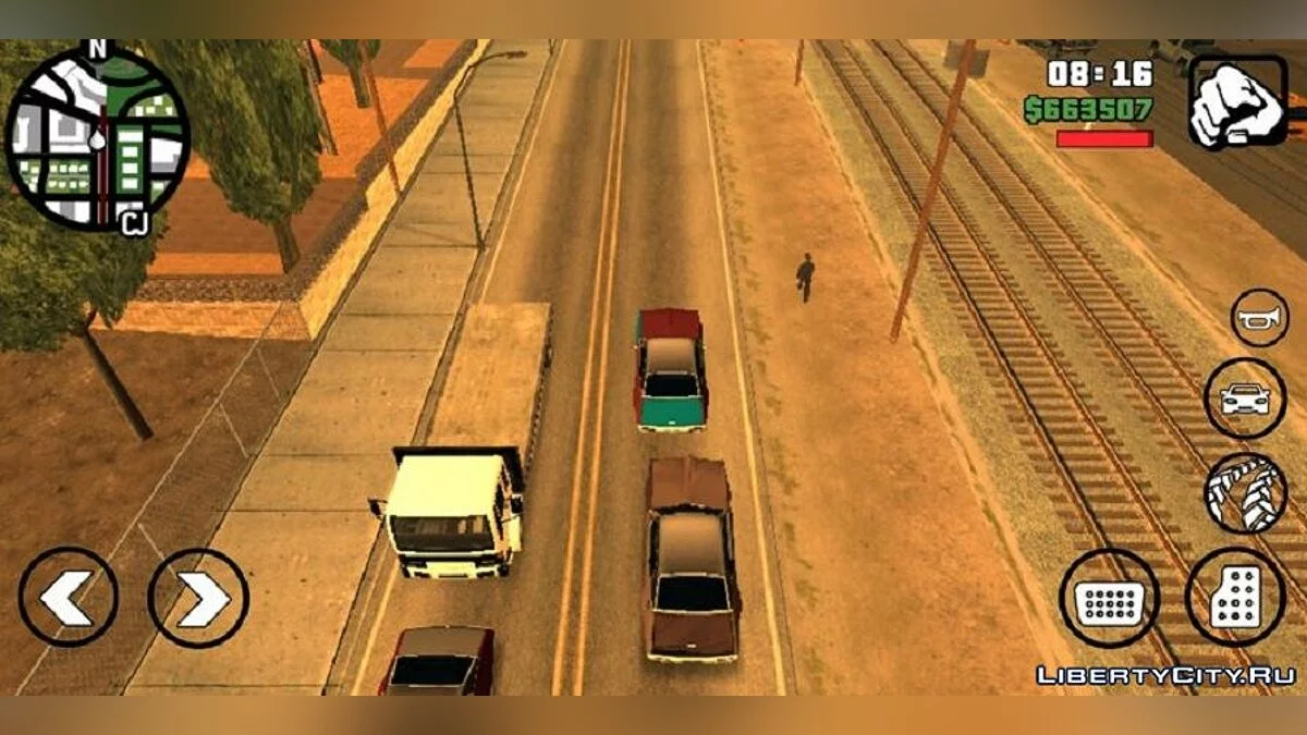 Камера как в GTA Chinatown Wars V1 / GTA San Andreas (iOS, Android)