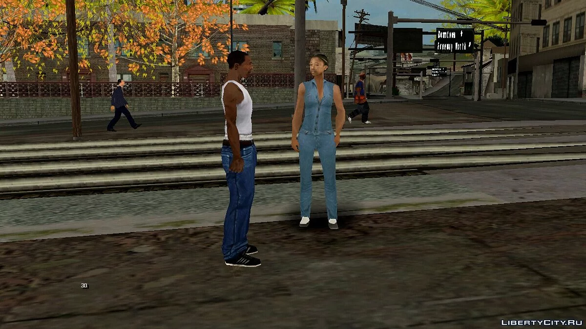 Отшлепать любую девушку / GTA San Andreas (iOS, Android)