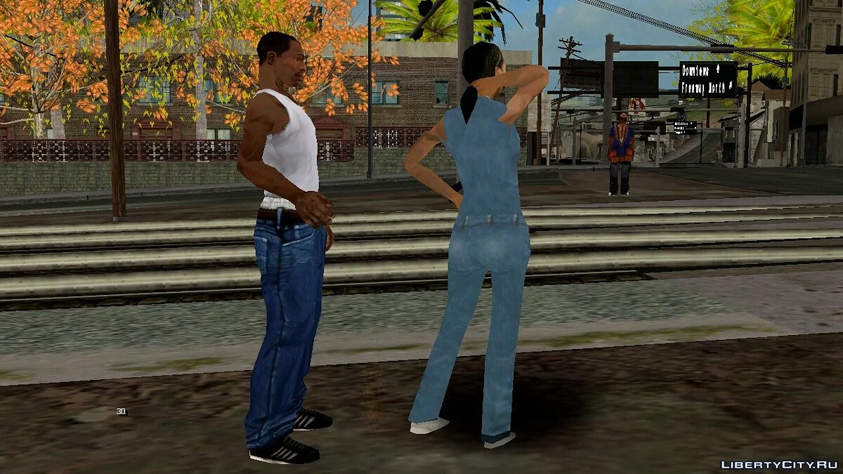 Отшлепать любую девушку / GTA San Andreas (iOS, Android)
