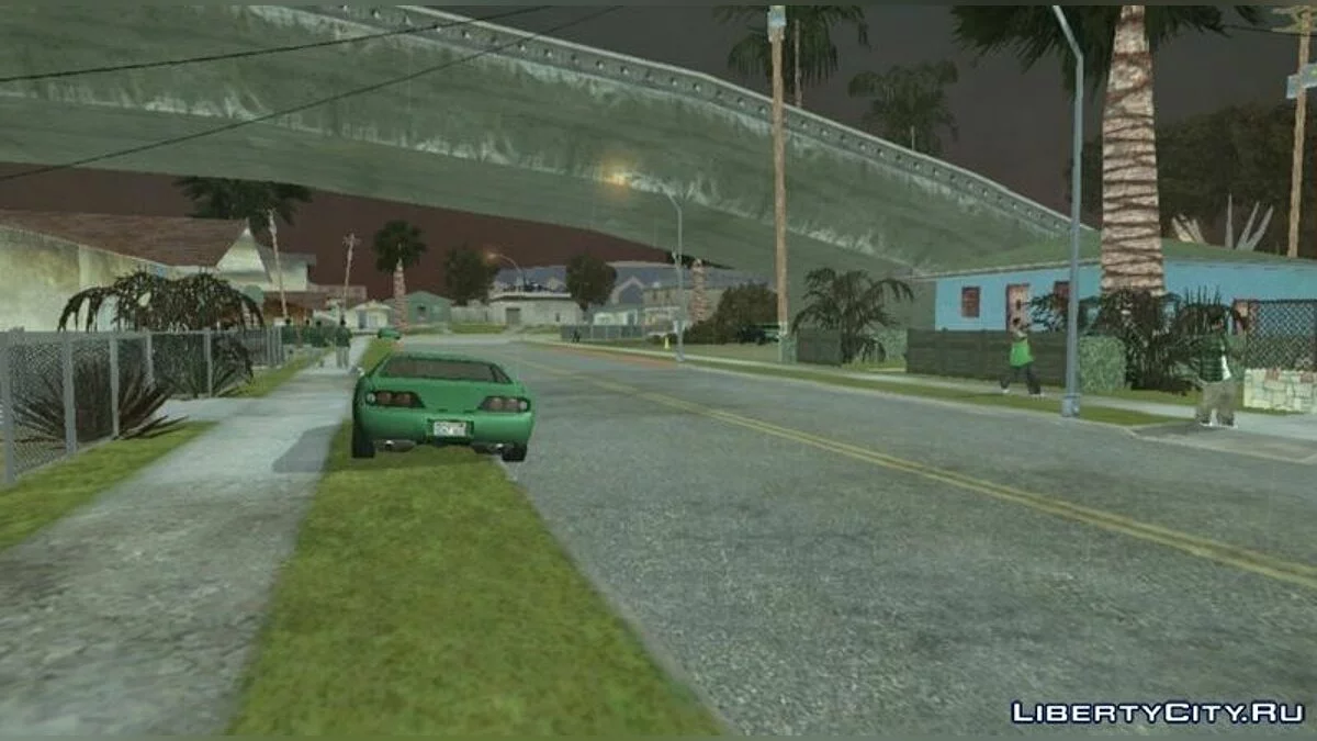Припаркованные машины на Grove Street / GTA San Andreas (iOS, Android)
