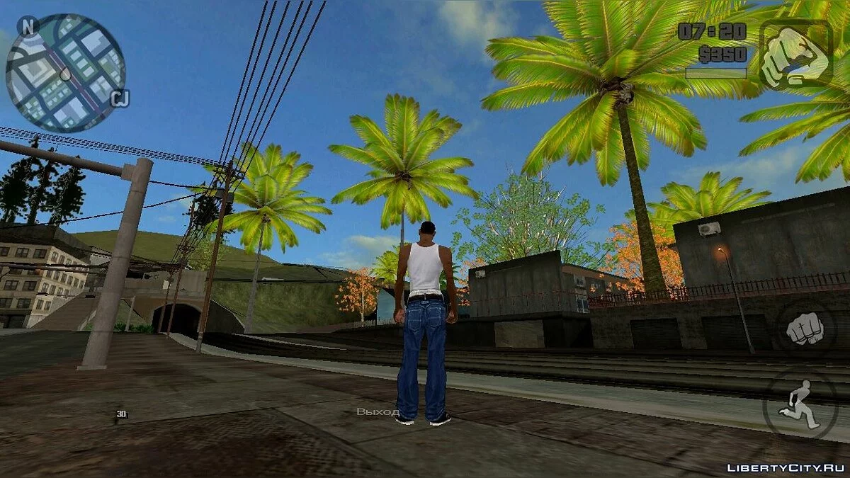 Расширенное поле зрения / GTA San Andreas (iOS, Android)