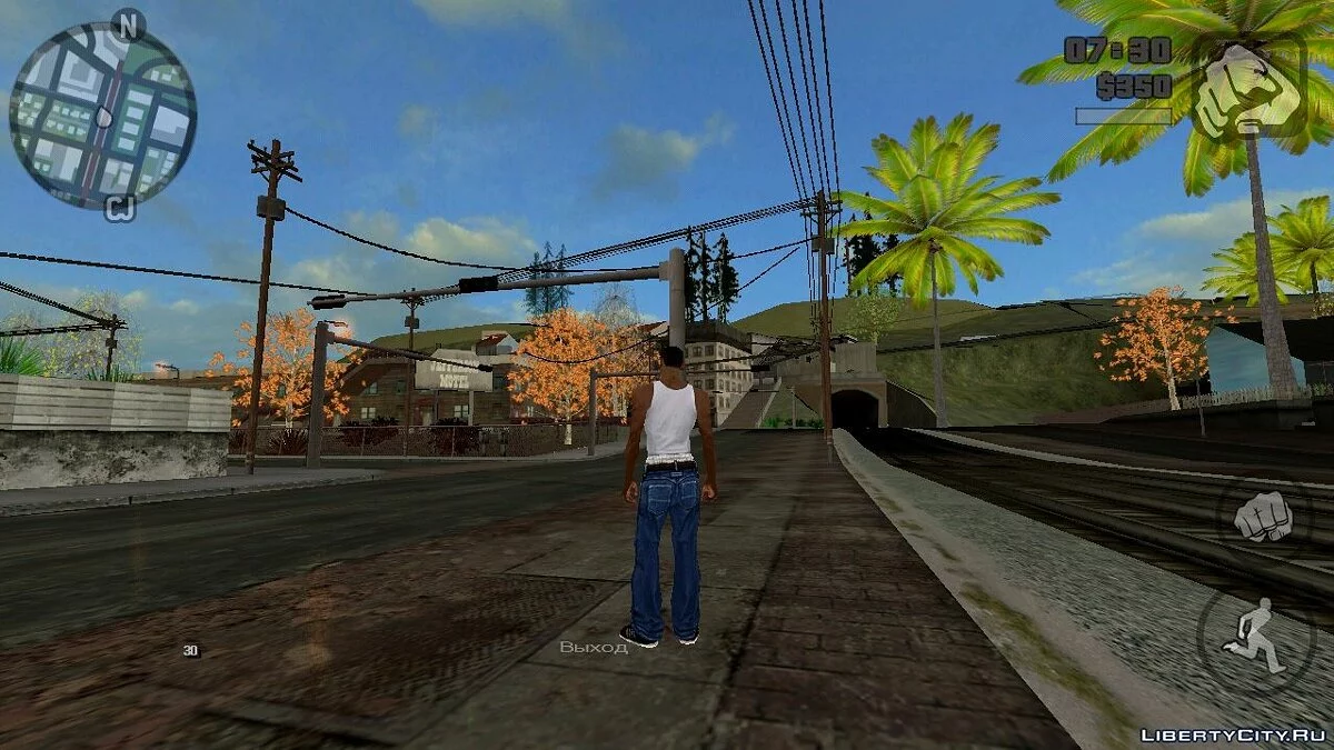 Расширенное поле зрения / GTA San Andreas (iOS, Android)
