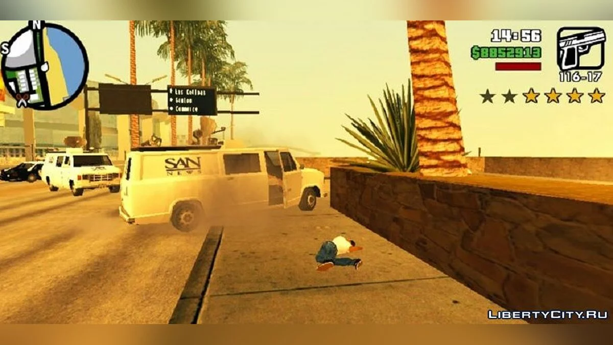 Репортеры преследуют вас / GTA San Andreas (iOS, Android)