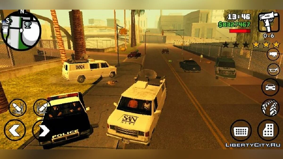 Репортеры преследуют вас / GTA San Andreas (iOS, Android)