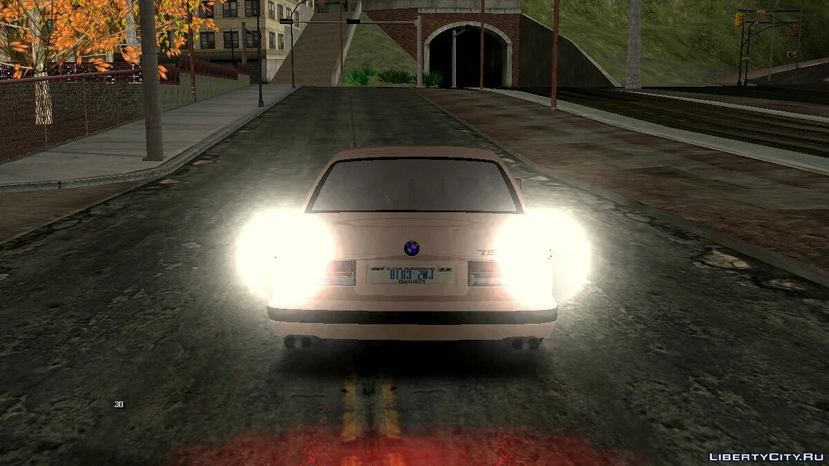 Реверсивные огни при заднем ходе / GTA San Andreas (iOS, Android)