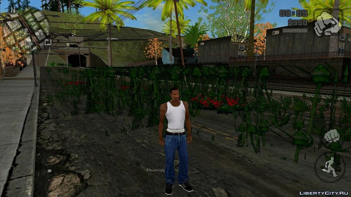 Спавн растительности v1 / GTA San Andreas (iOS, Android)