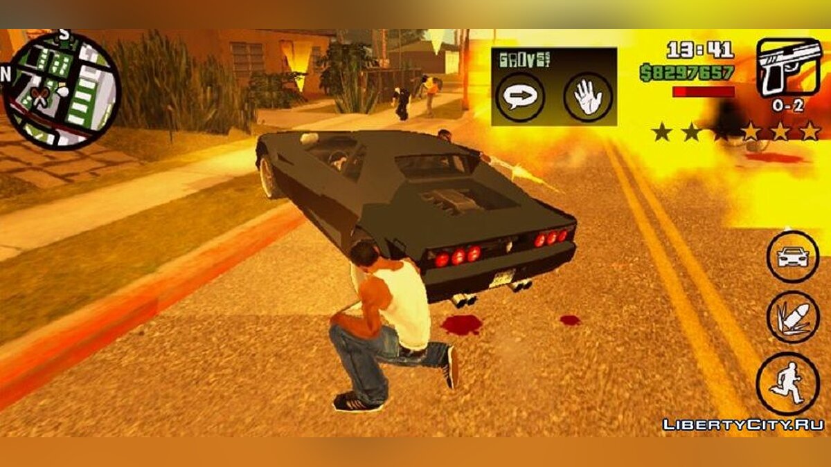 Скачать Специальные агенты при трех звездах для GTA San Andreas (iOS,  Android)