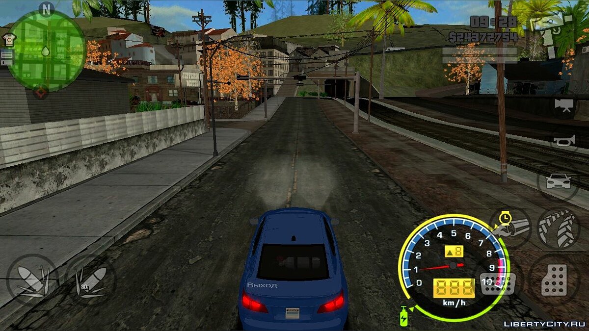 Скачать Спидометр из Need For Speed: Most Wanted для GTA San Andreas (iOS,  Android)