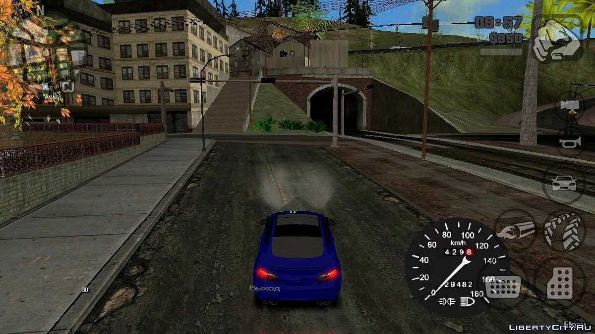 Спидометр от ВАЗ-2106 / GTA San Andreas (iOS, Android)