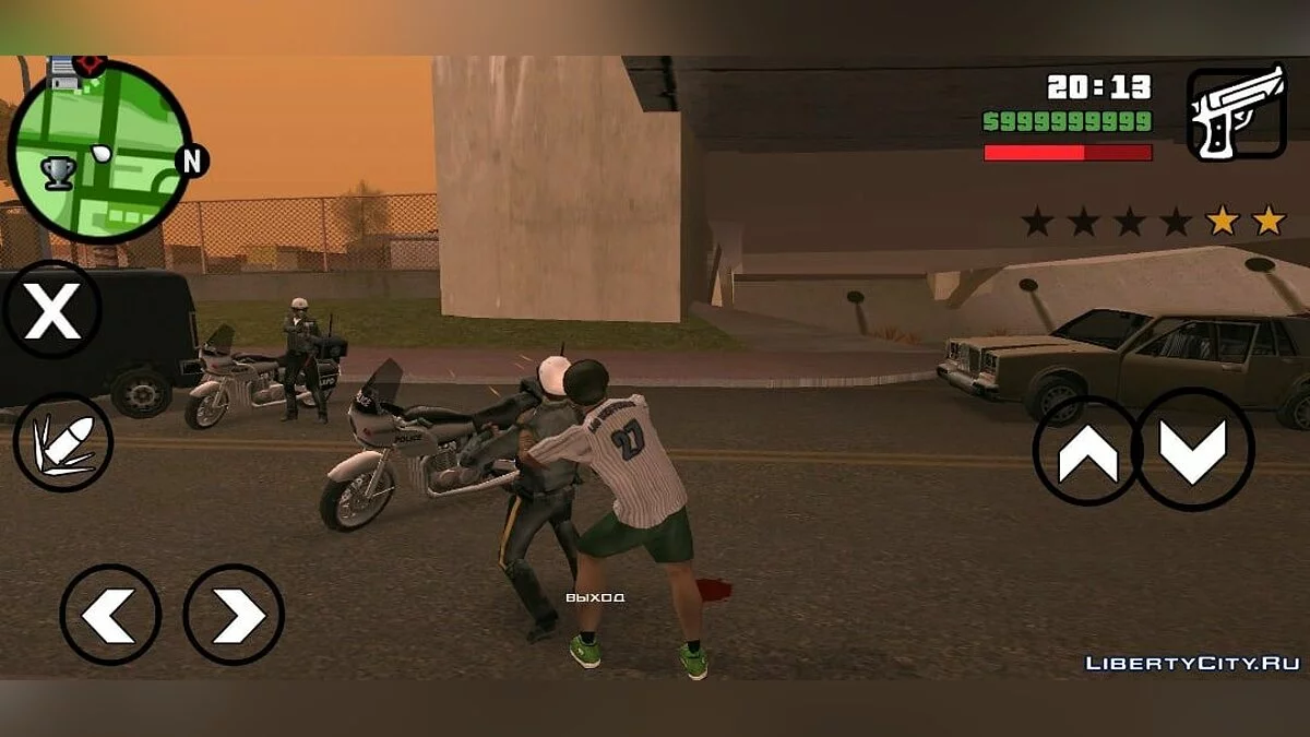 Захват людей / Живой щит / GTA San Andreas (iOS, Android)