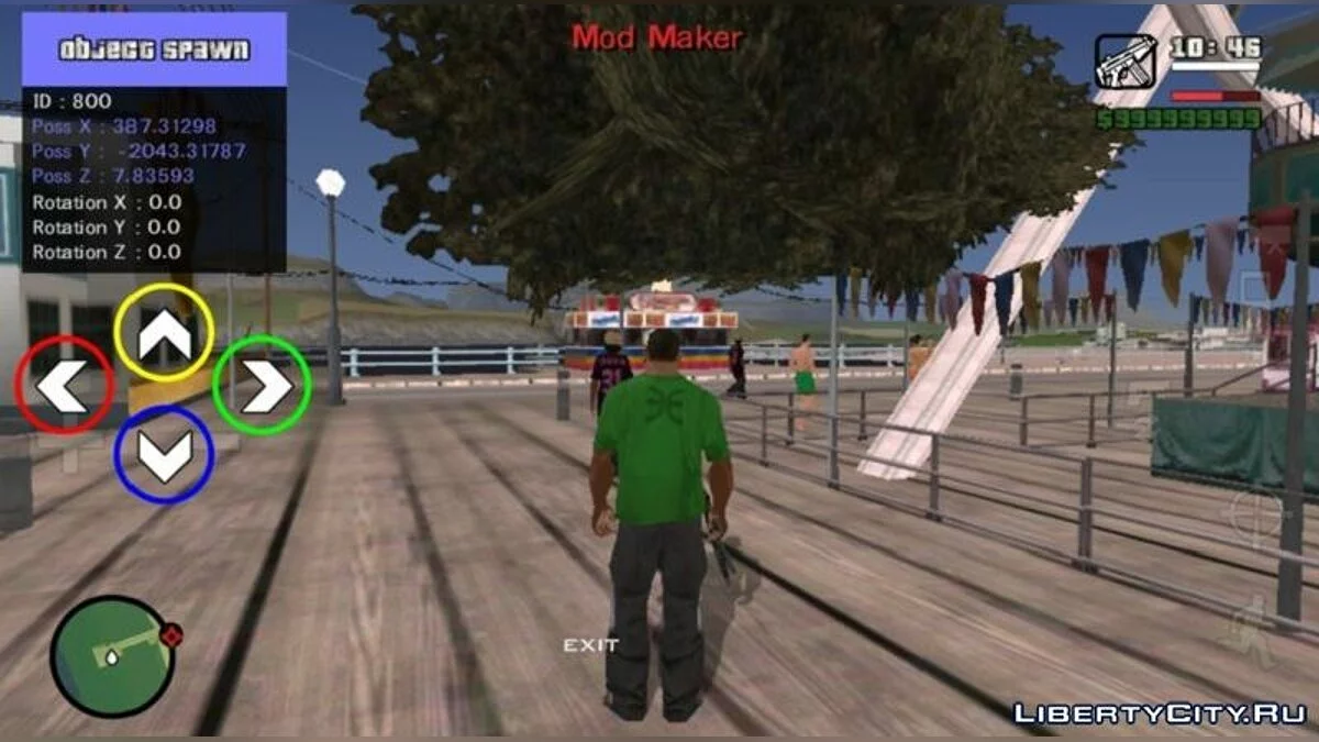 Спавнер объектов  / GTA San Andreas (iOS, Android)