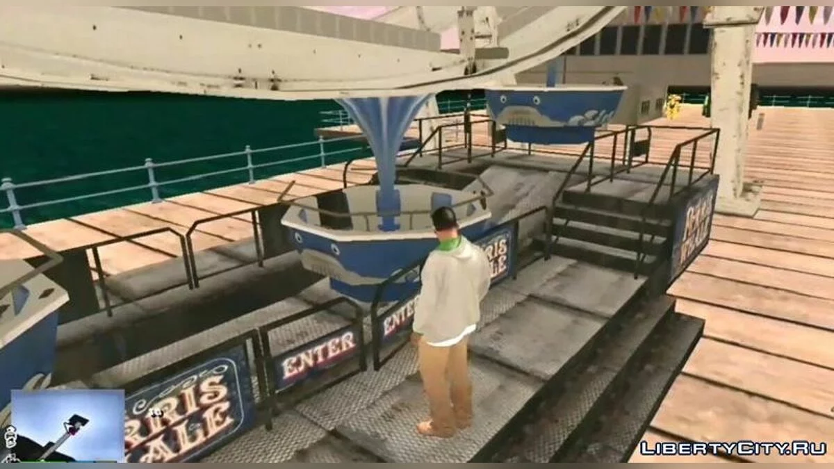 Вращающееся колесо обозрения из GTA 5 / GTA San Andreas (iOS, Android)