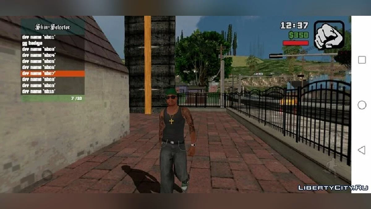 Добавить новый скин без замены [Skin Selector] / GTA San Andreas (iOS, Android)