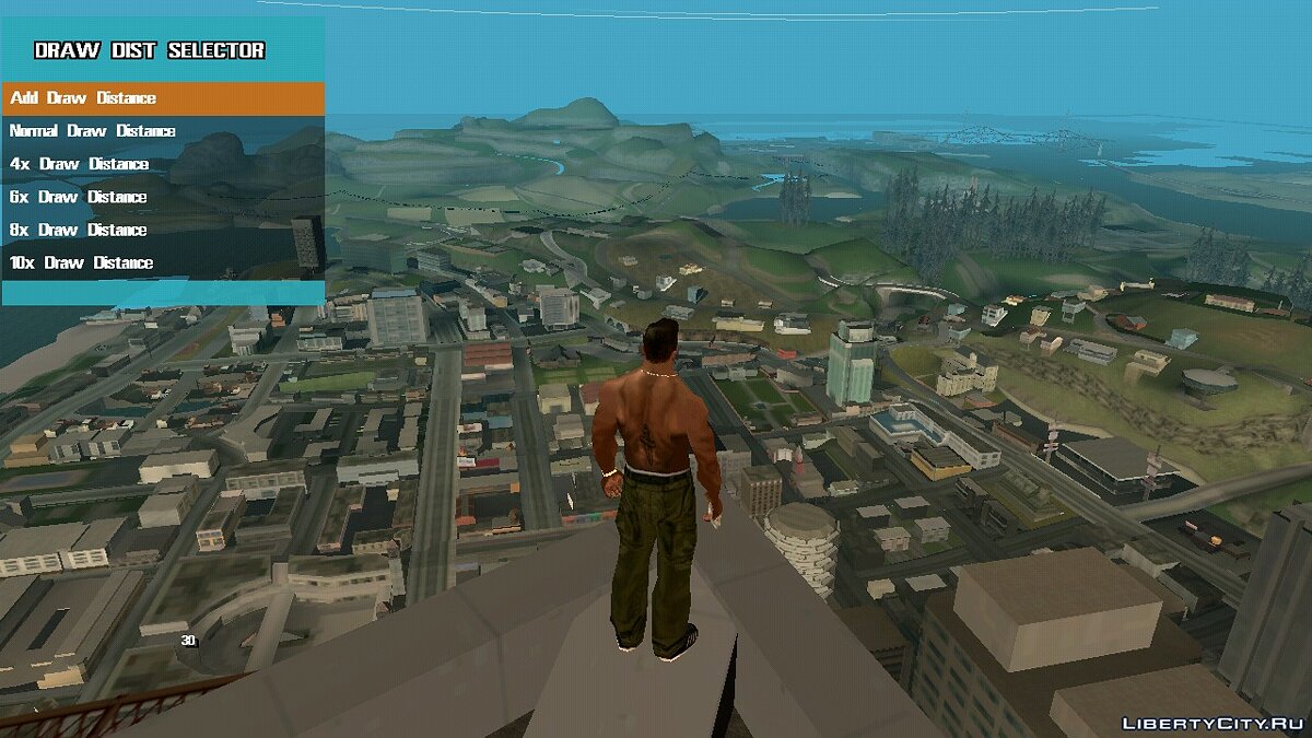 Скачать Увеличить дальность прорисовки для GTA San Andreas (iOS, Android)