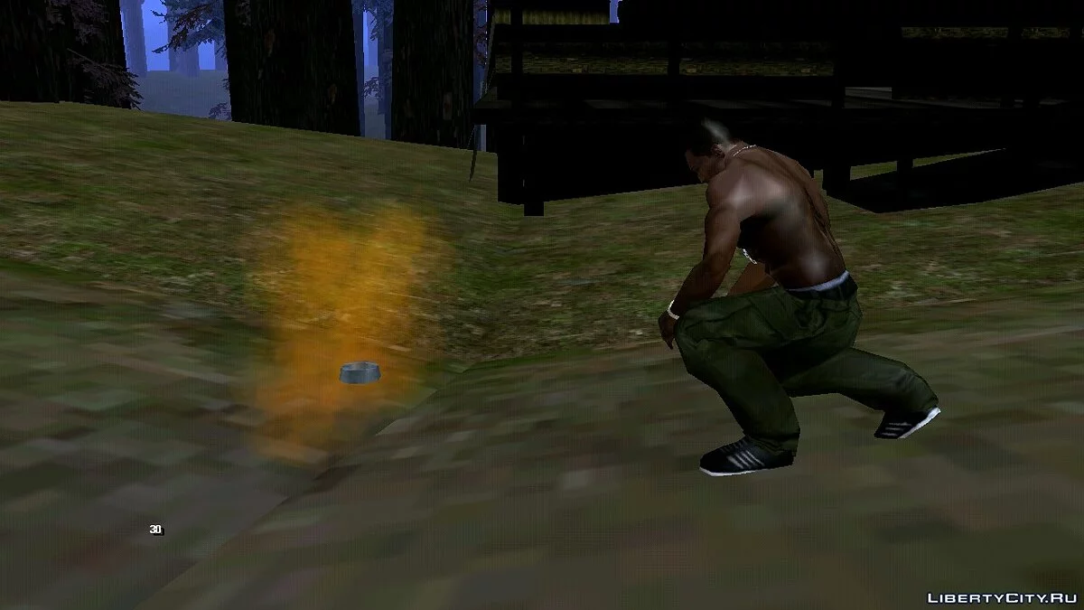 Спавн костра  / GTA San Andreas (iOS, Android)