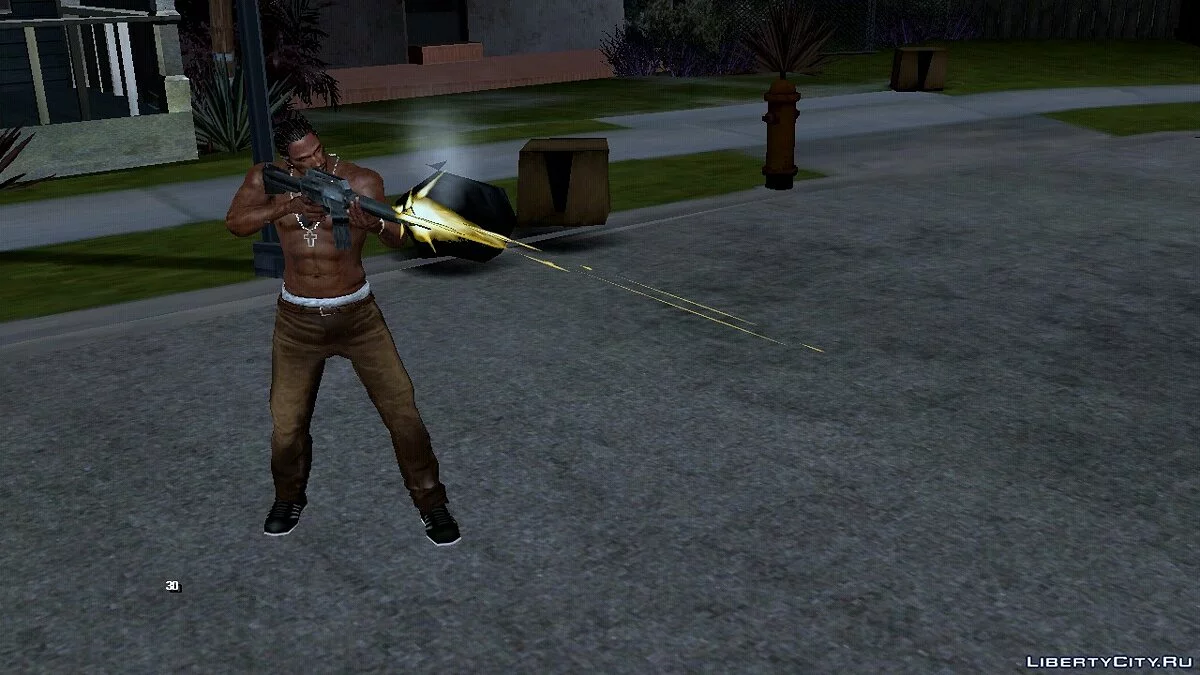 Дрожание камеры при стрельбе  / GTA San Andreas (iOS, Android)