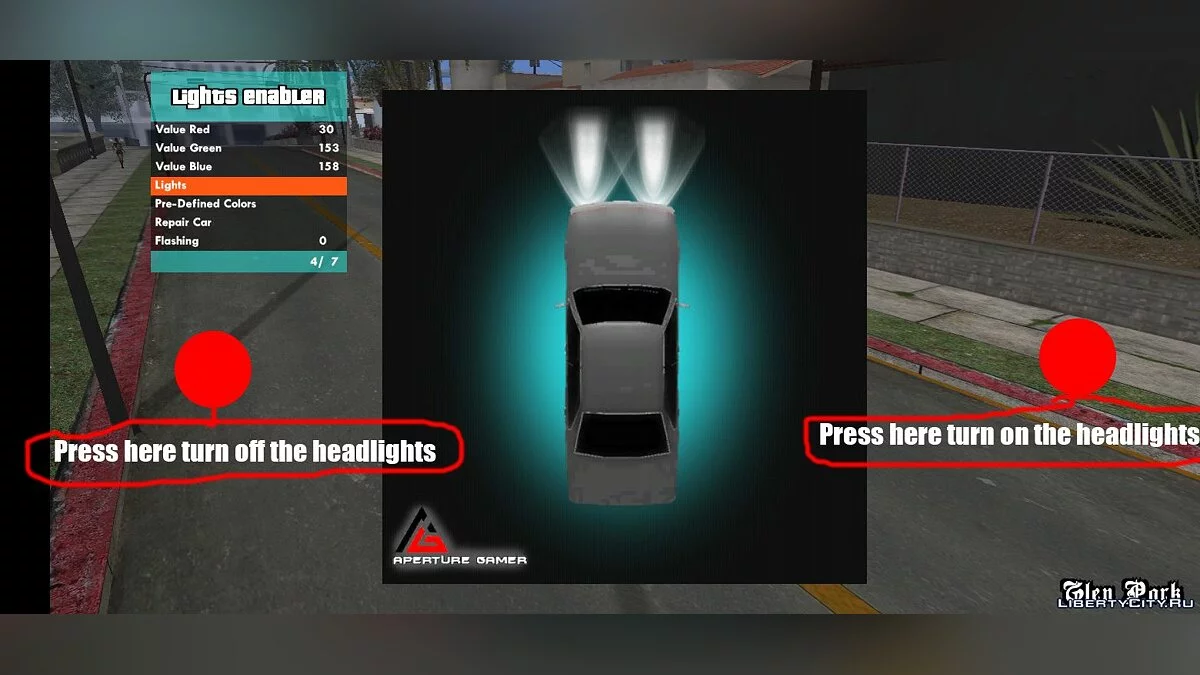 Установка и настройка неона / GTA San Andreas (iOS, Android)