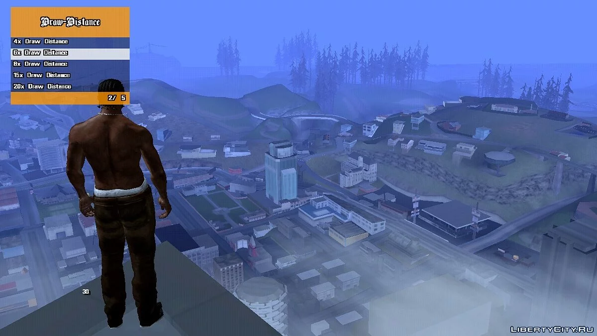 Увеличить дальность обзора / GTA San Andreas (iOS, Android)