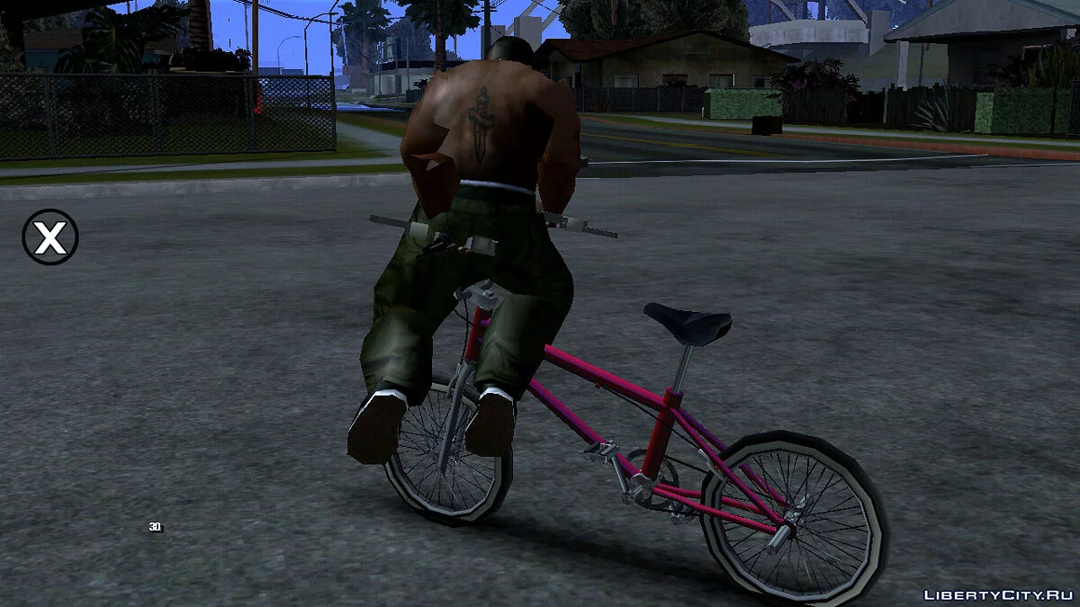 Возможность делать трюки на BMX v1 / GTA San Andreas (iOS, Android)