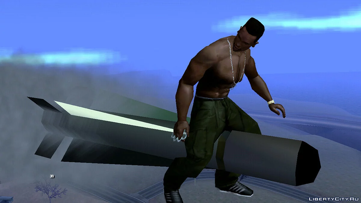 Возможность летать на ракете / GTA San Andreas (iOS, Android)