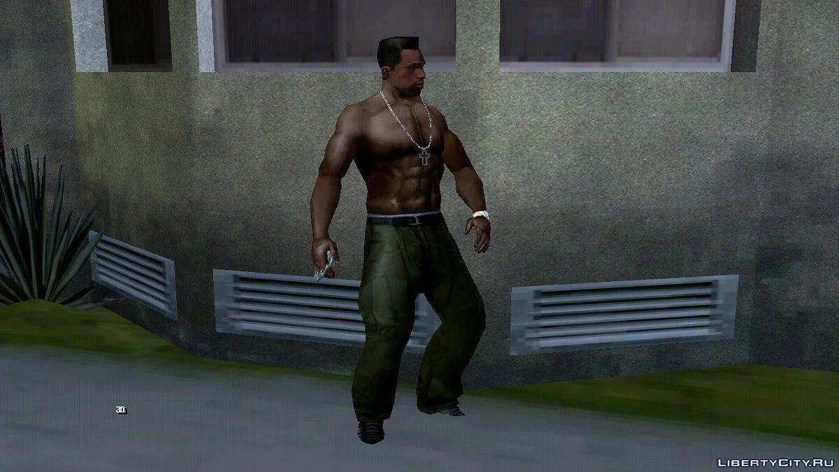 Возможность прислониться к объекту / GTA San Andreas (iOS, Android)