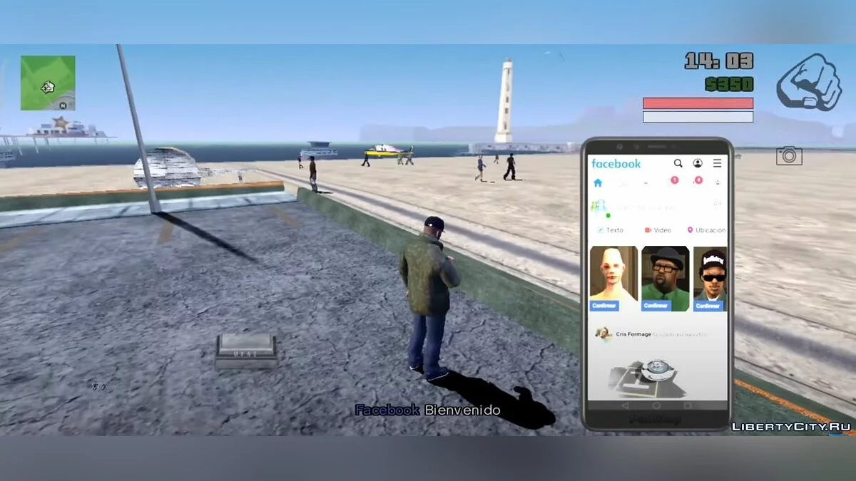 Функциональный современный смартфон v1 / GTA San Andreas (iOS, Android)