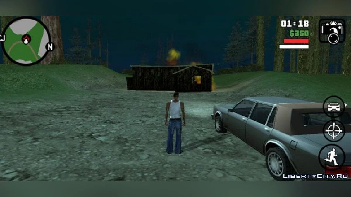 Призрак сгоревшего дома / GTA San Andreas (iOS, Android)