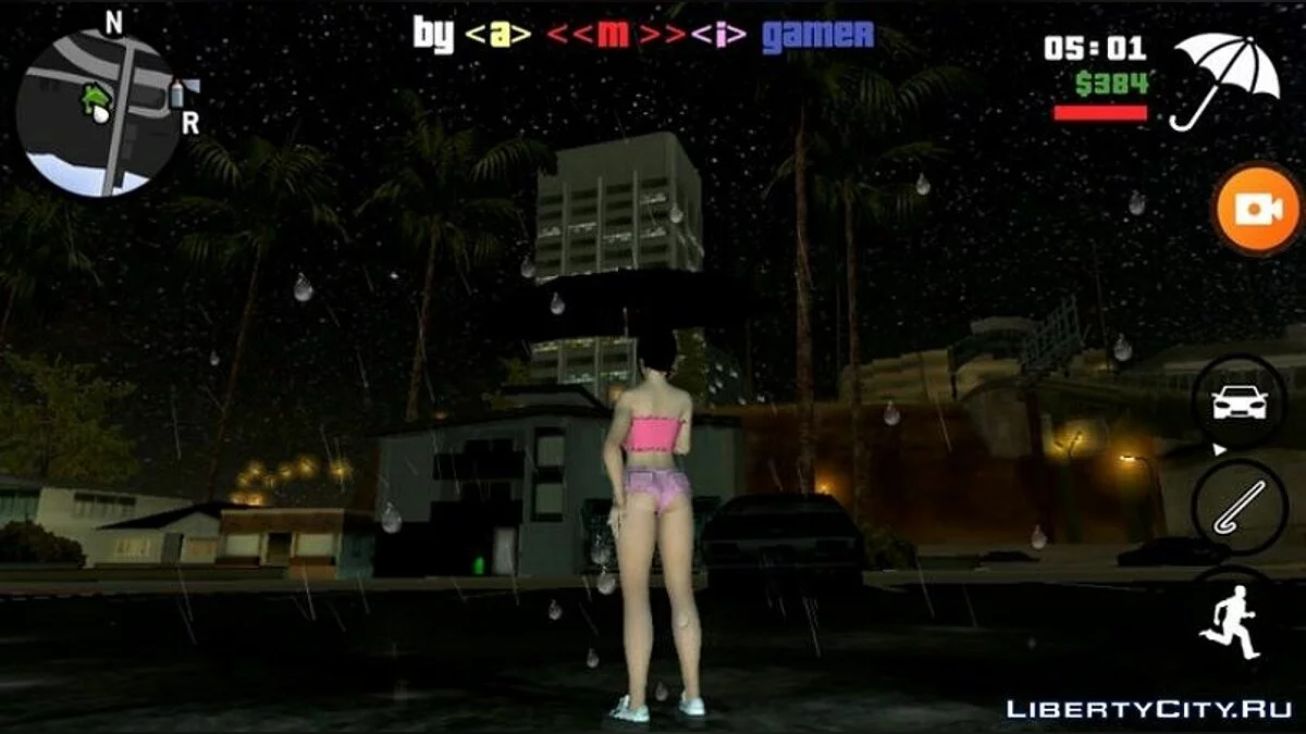 Реалистичный эффект дождя v2 / GTA San Andreas (iOS, Android)