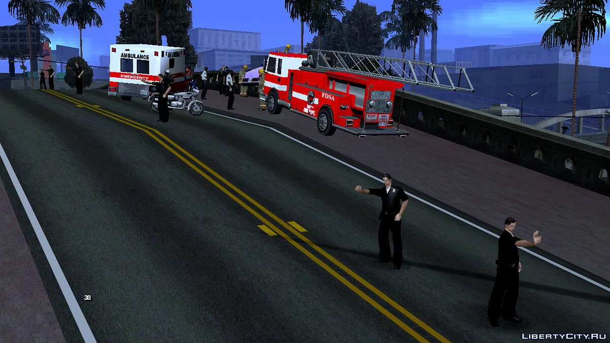 Авария на мосту / GTA San Andreas (iOS, Android)