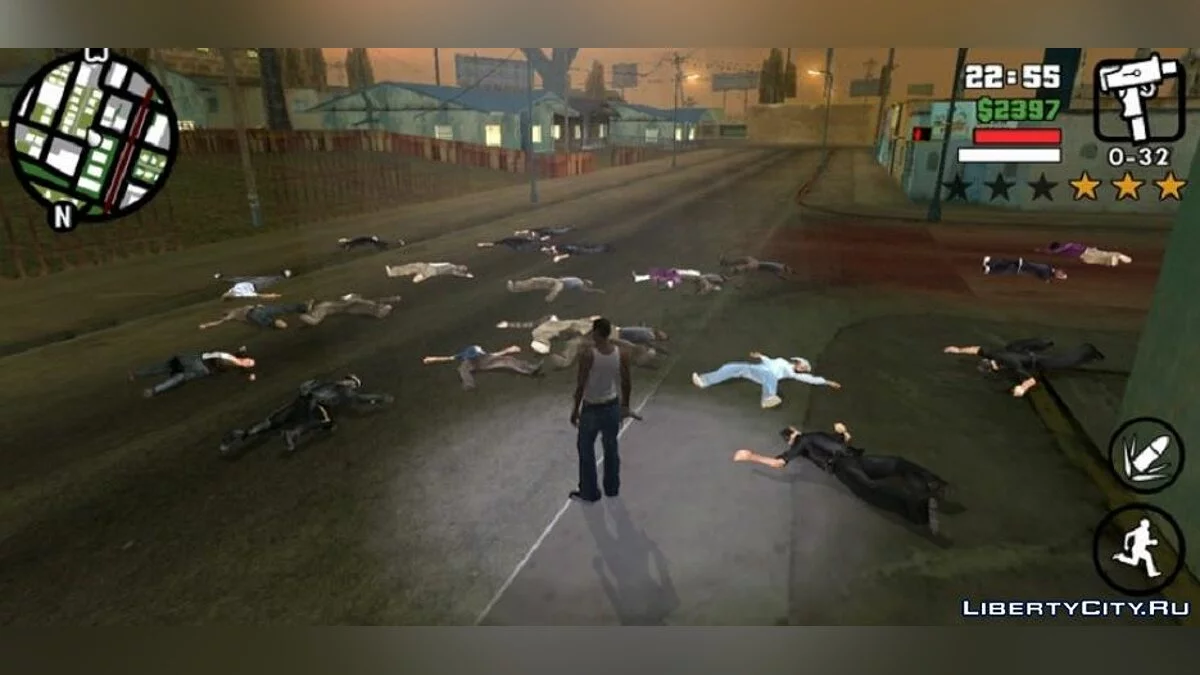 Трупы людей не исчезают / GTA San Andreas (iOS, Android)