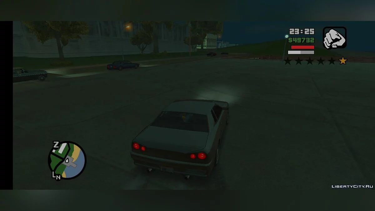 Вид камеры для дрифта / GTA San Andreas (iOS, Android)