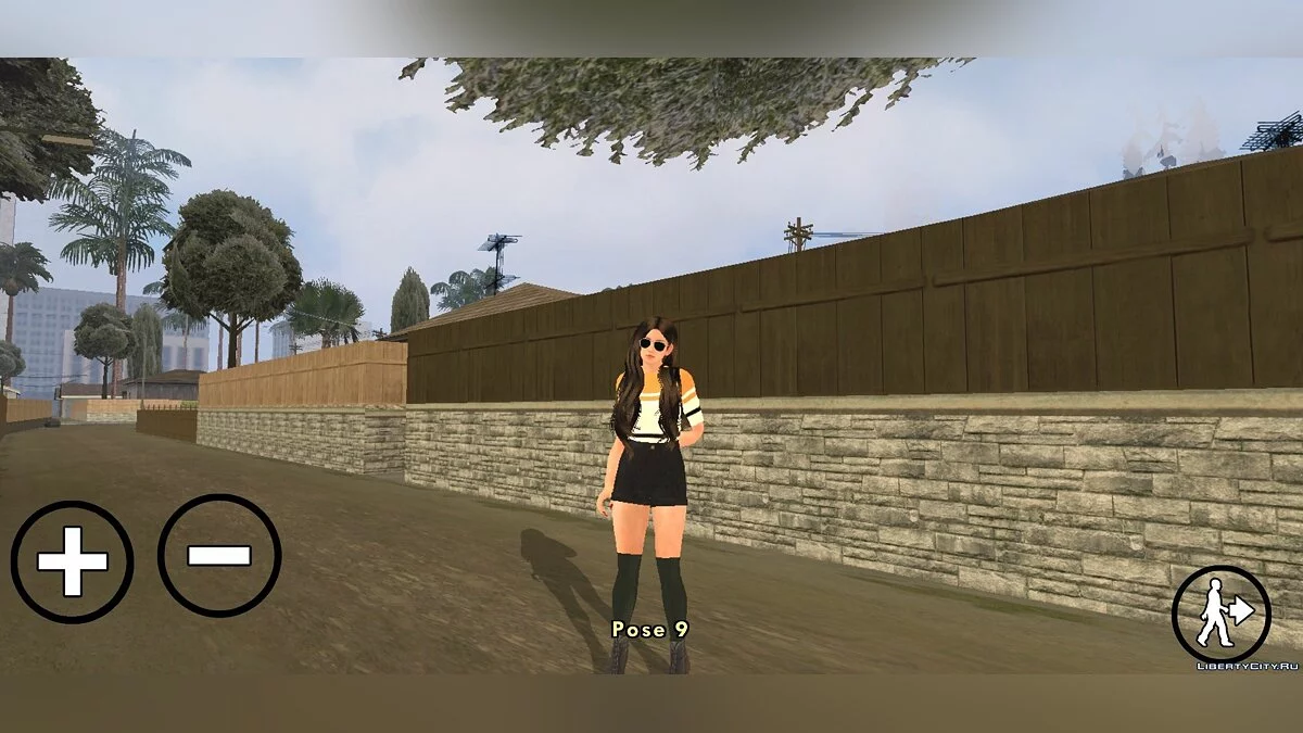Выбор позы  / GTA San Andreas (iOS, Android)