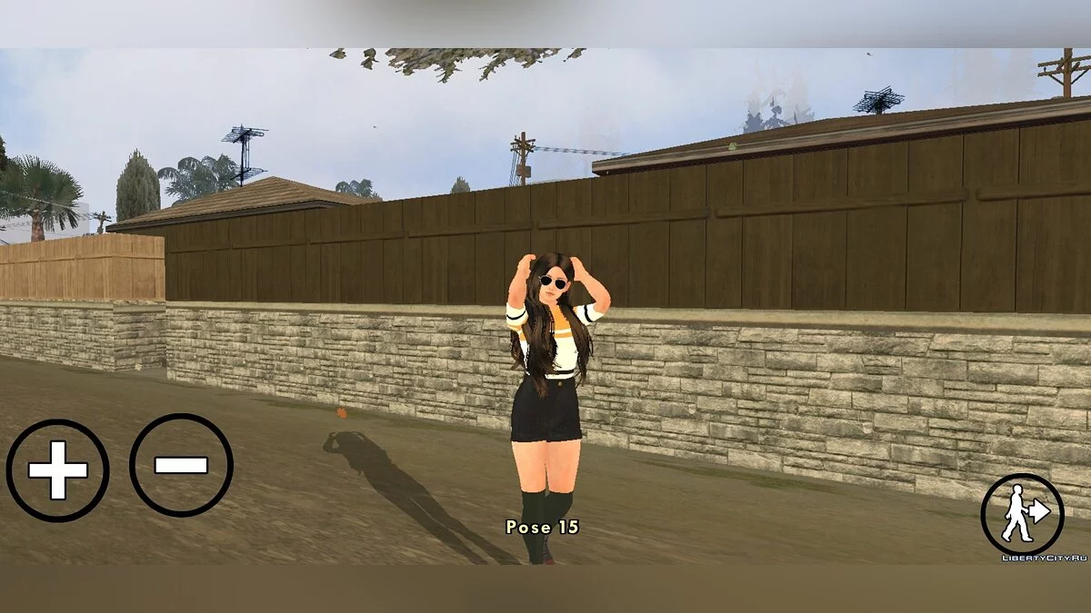 Выбор позы  / GTA San Andreas (iOS, Android)