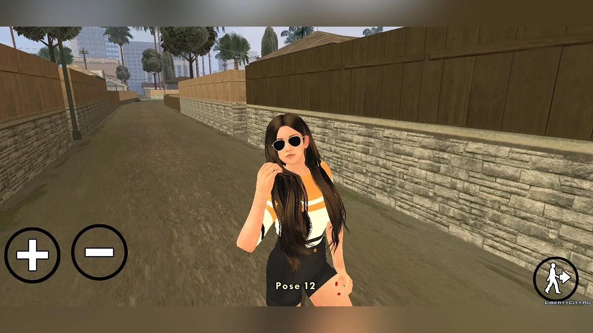 Выбор позы  / GTA San Andreas (iOS, Android)