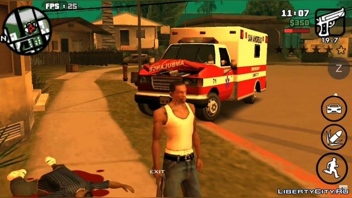 Скачать Исправление пожарной и скорой помощи для GTA San Andreas (iOS,  Android)