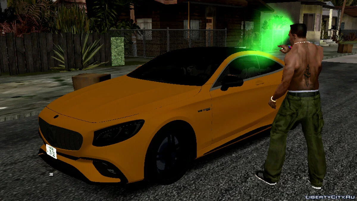 Красить машину балончиком / GTA San Andreas (iOS, Android)