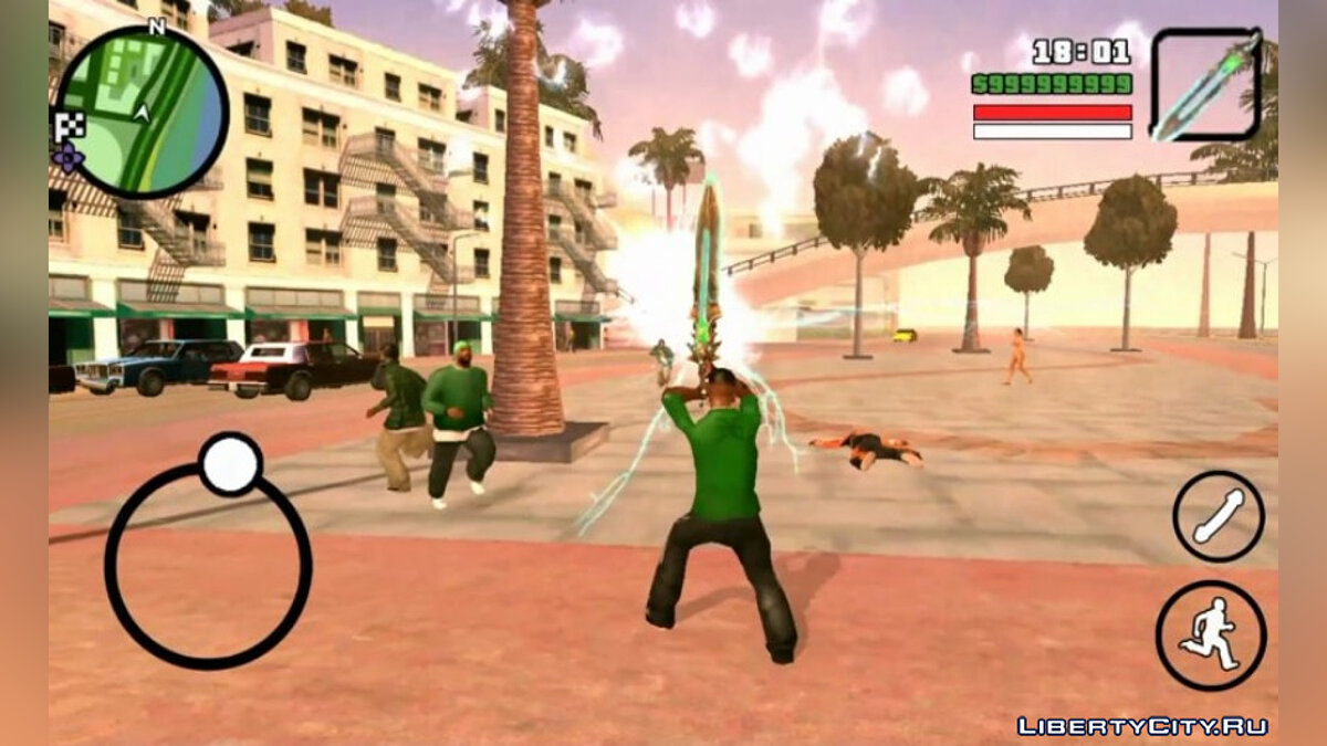 Скачать Меч Зевса для GTA San Andreas (iOS, Android)