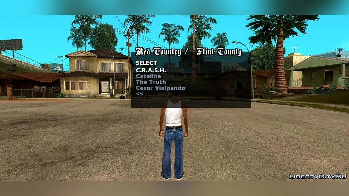 Возможность просмотреть любую кат-сцену / GTA San Andreas (iOS, Android)
