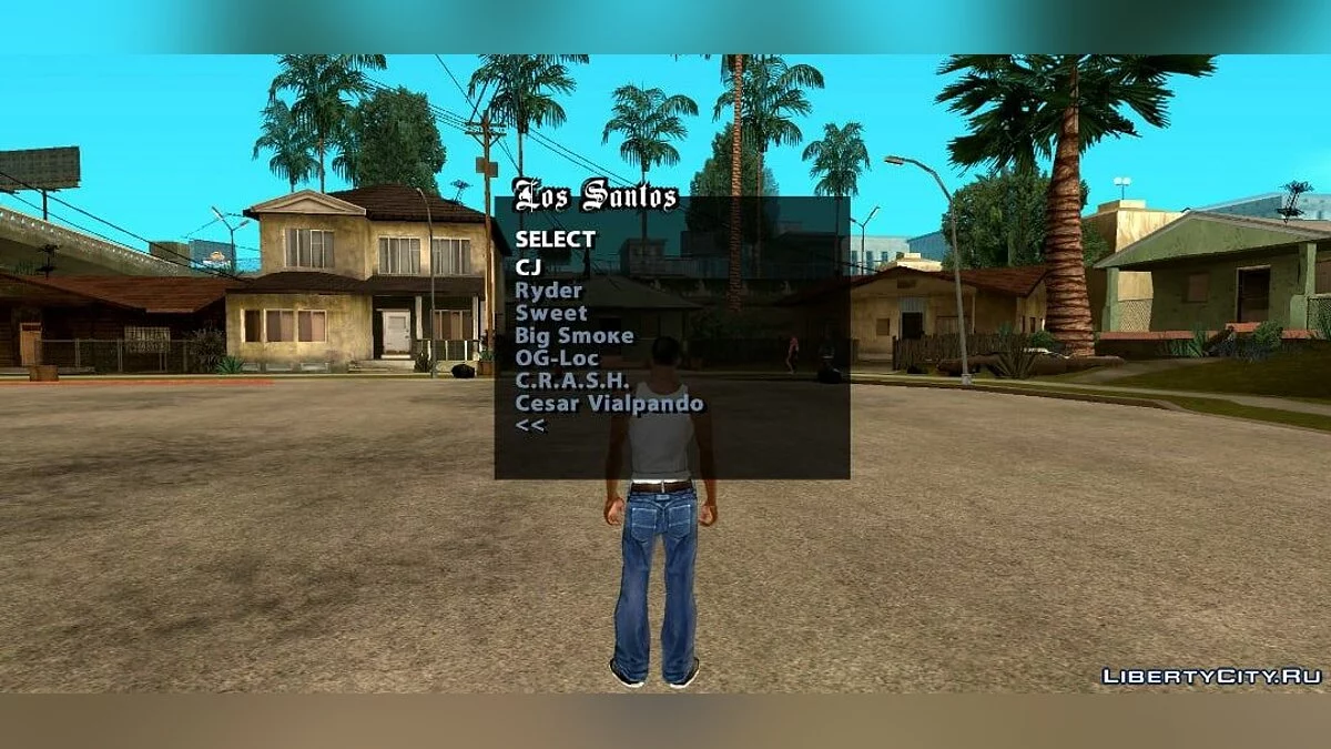 Возможность просмотреть любую кат-сцену / GTA San Andreas (iOS, Android)