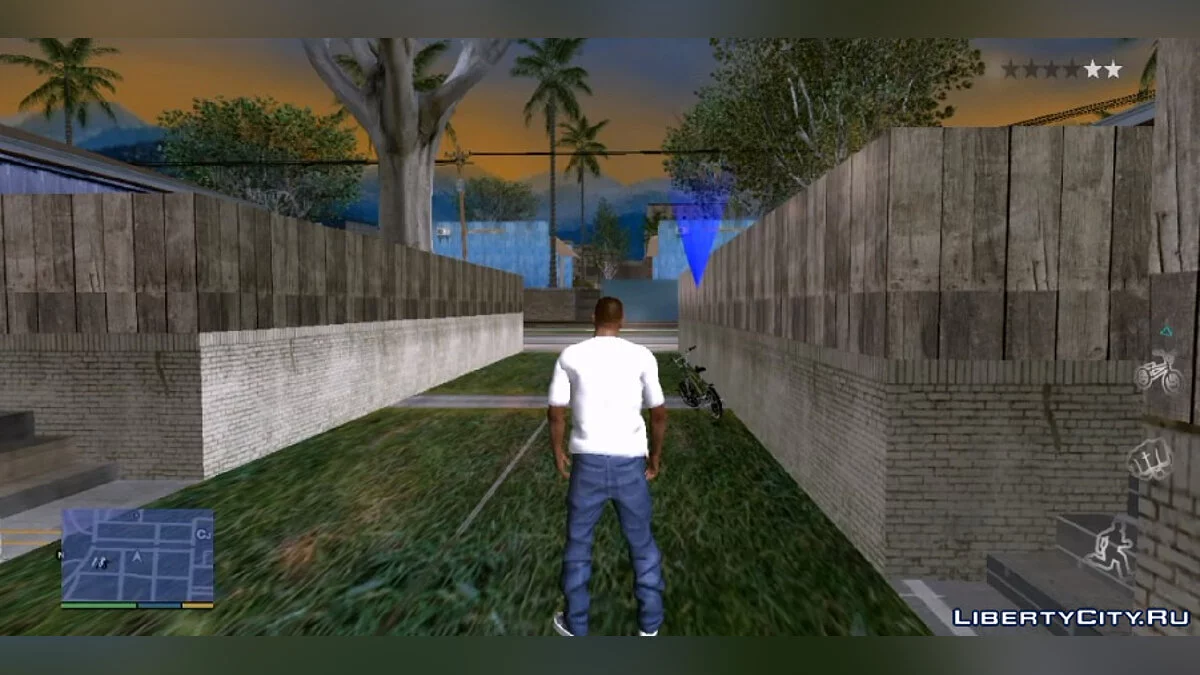 Квадратный радар из GTA 5 / GTA San Andreas (iOS, Android)
