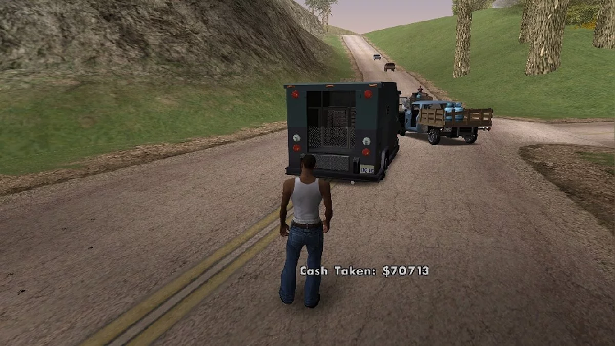 Ограбление инкассаторского фургона / GTA San Andreas (iOS, Android)