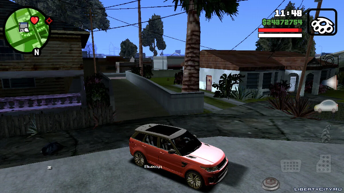 Рабочие огни для транспорта v1 / GTA San Andreas (iOS, Android)