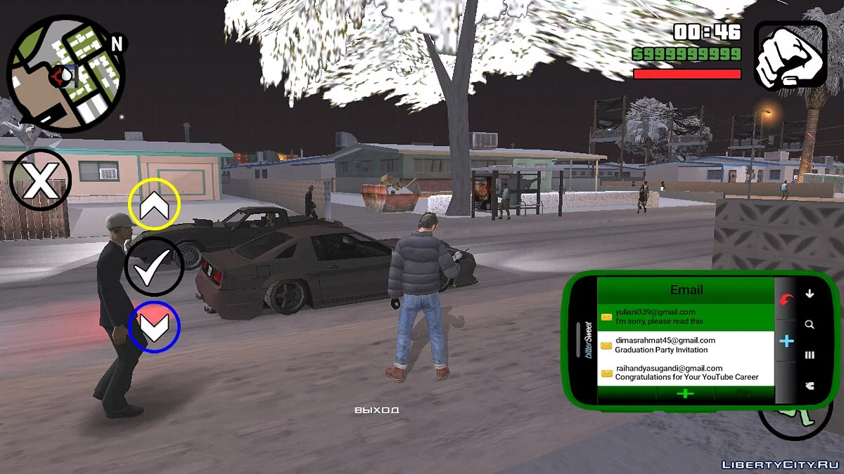 Телефон Франклина из GTA 5 V6.0 / GTA San Andreas (iOS, Android)