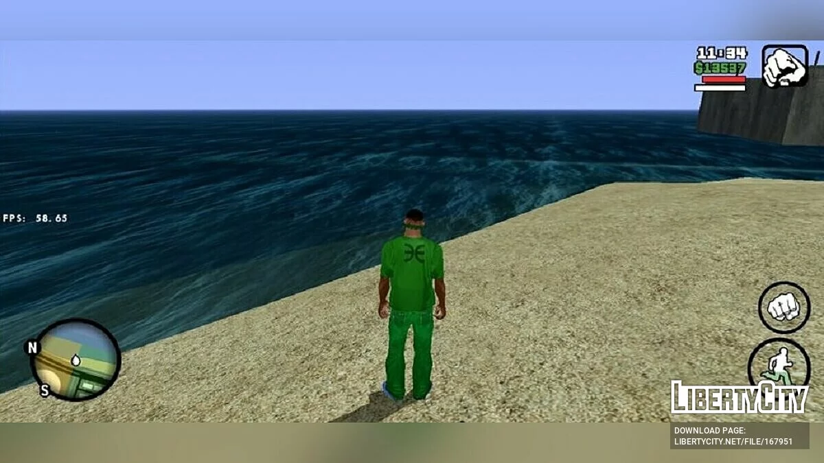 Эффект волны / GTA San Andreas (iOS, Android)